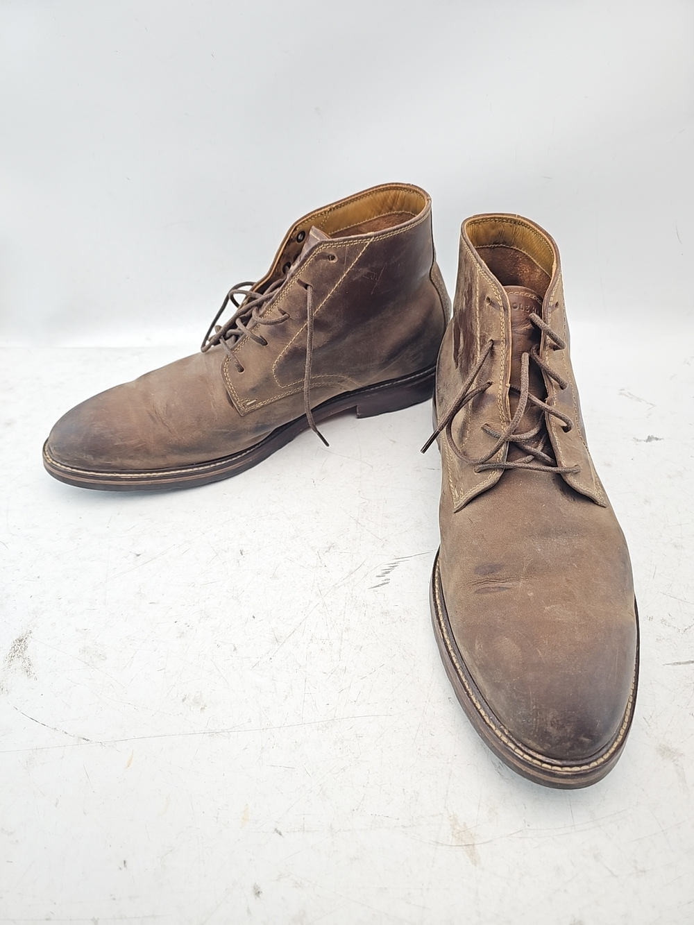 Cole Haan Men's Brown Leather Chukka Boots